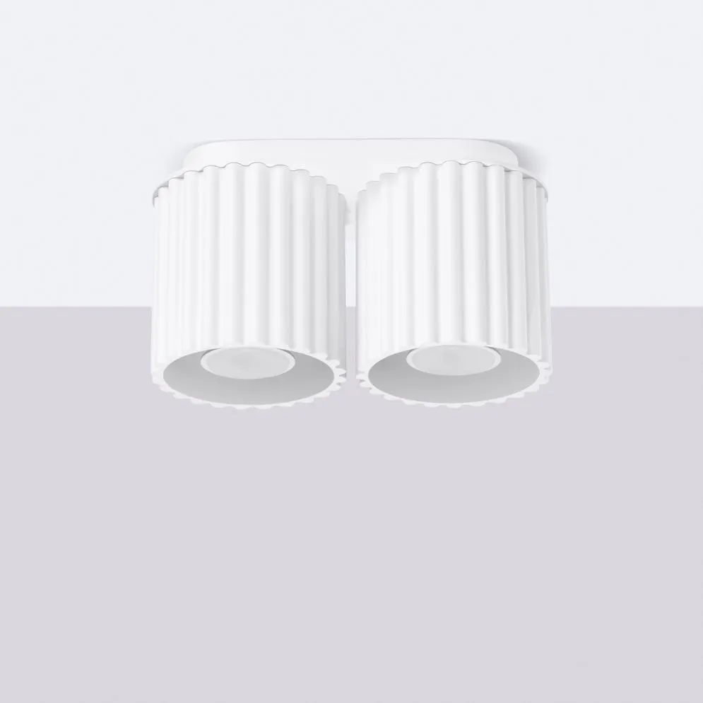 Plafon AURA 2 biały GU10 | sklep MIRAT  kolekcja aura