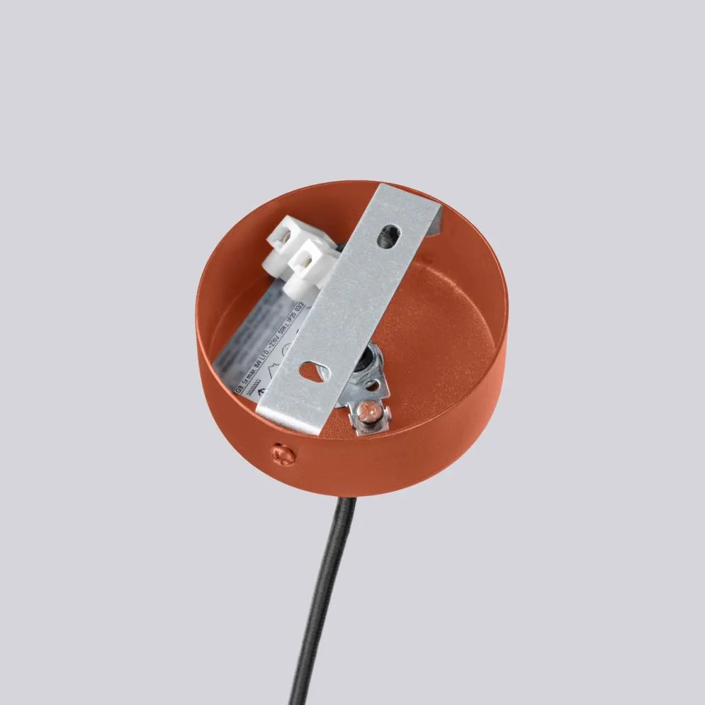 Żyrandol HALO 6 ochra czerwona | sklep MIRAT  kolekcja halo