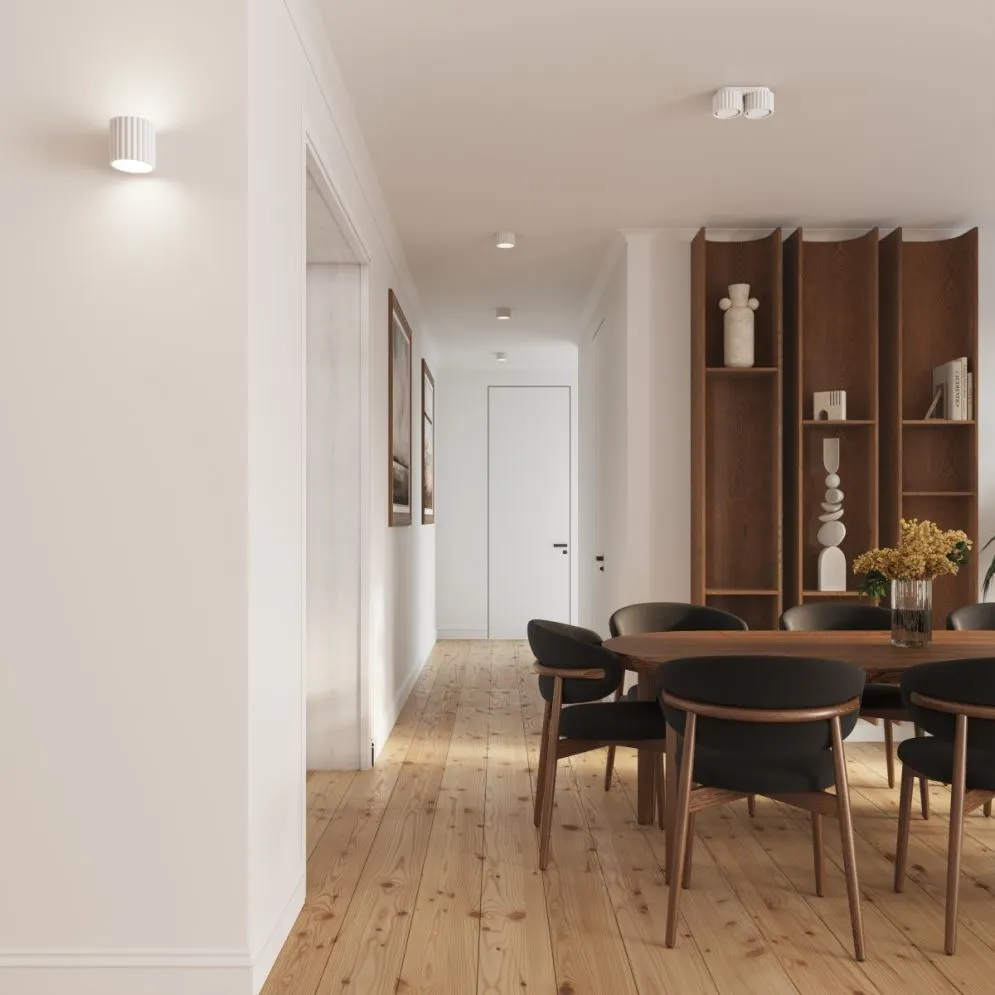 Plafon AURA 1 biały Gx53 | sklep MIRAT kolekcja aura