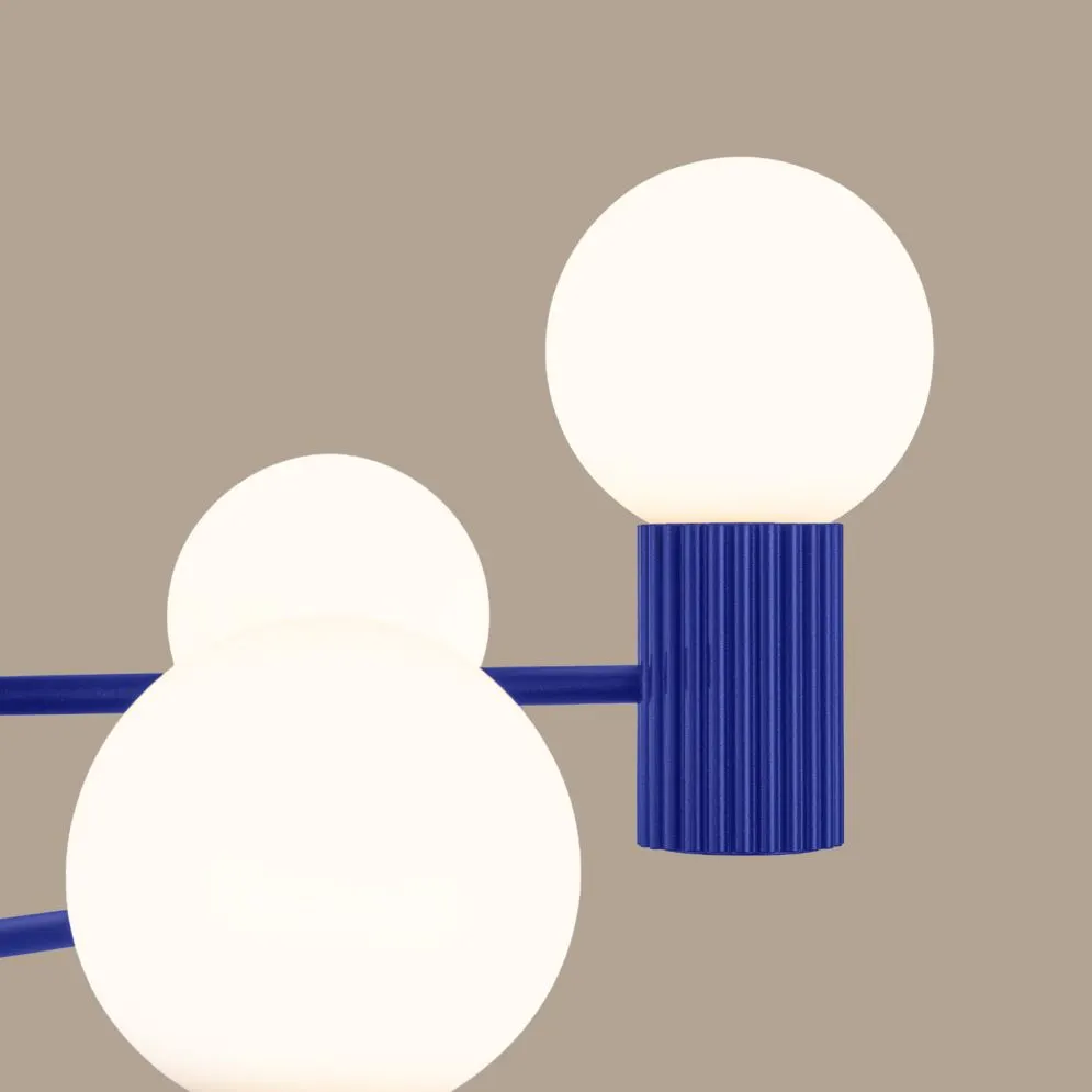 Żyrandol HALO 6 ultramaryna | sklep MIRAT  kolekcja halo