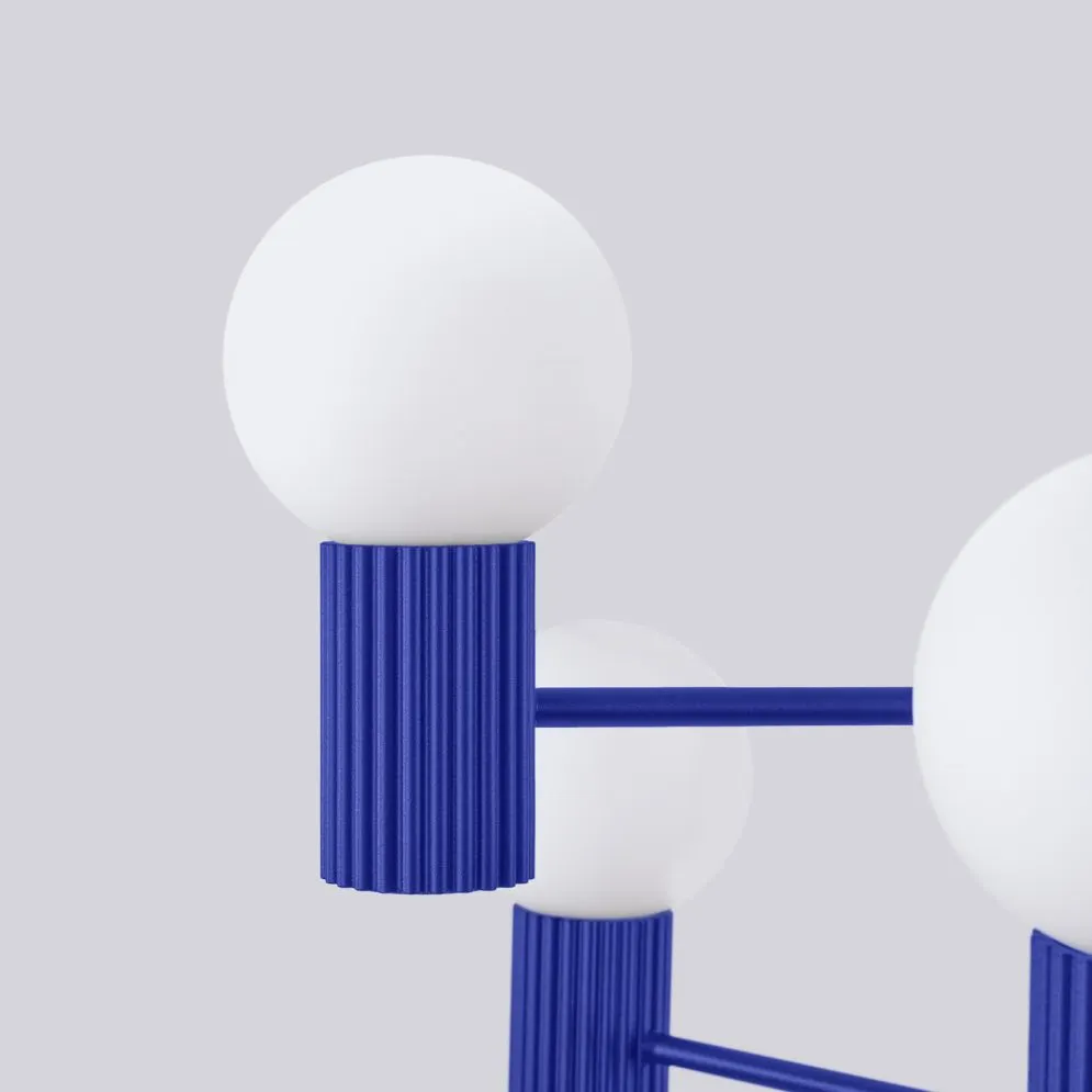 Żyrandol HALO 6 ultramaryna | sklep MIRAT  kolekcja halo