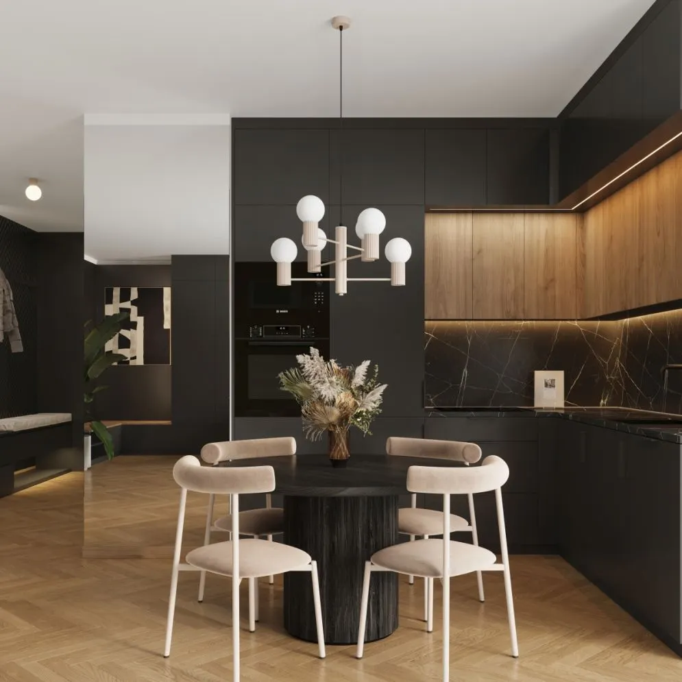 Żyrandol HALO 6 taupe | sklep MIRAT  kolekcja halo