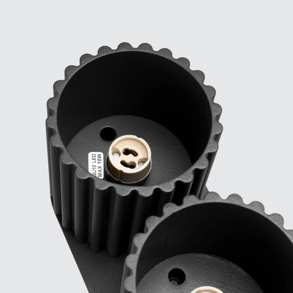 Plafon AURA 2 czarny GU10 | sklep MIRAT  kolekcja aura