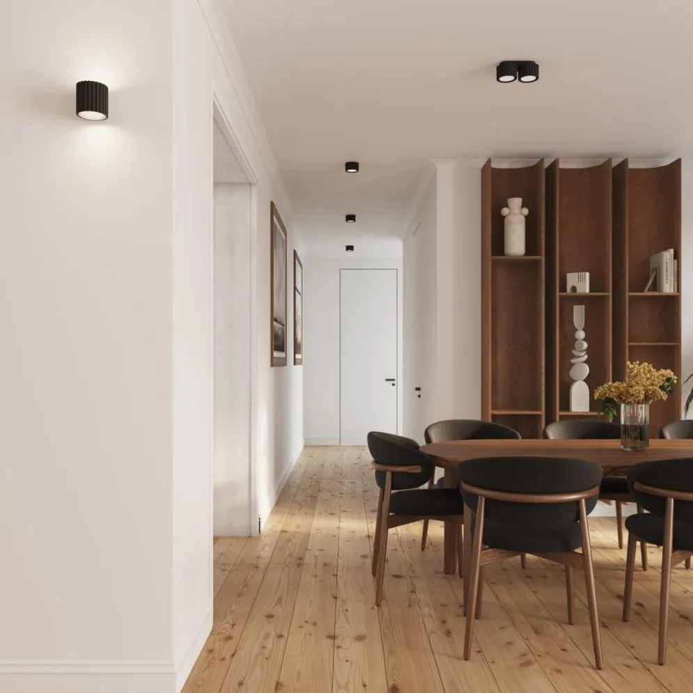 Plafon AURA 2 czarny Gx53 | sklep MIRAT  kolekcja aura