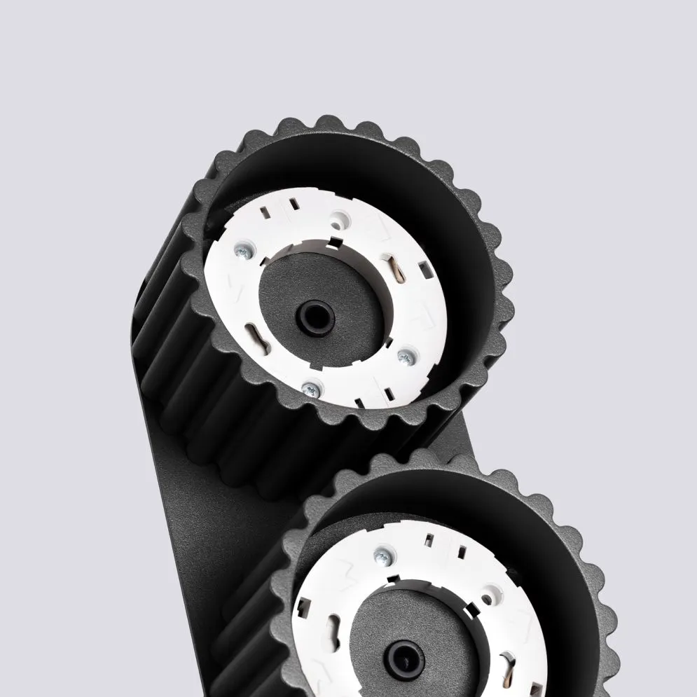 Plafon AURA 2 czarny Gx53 | sklep MIRAT  kolekcja aura