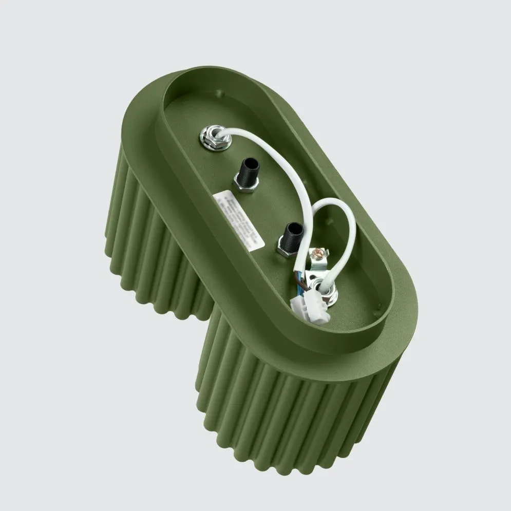 Plafon AURA 2 zielony oliwkowy GU10 | sklep MIRAT kolekcja aura