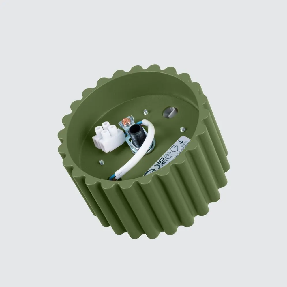 Plafon AURA 1 zielony oliwkowy Gx53 | sklep MIRAT kolekcja aura