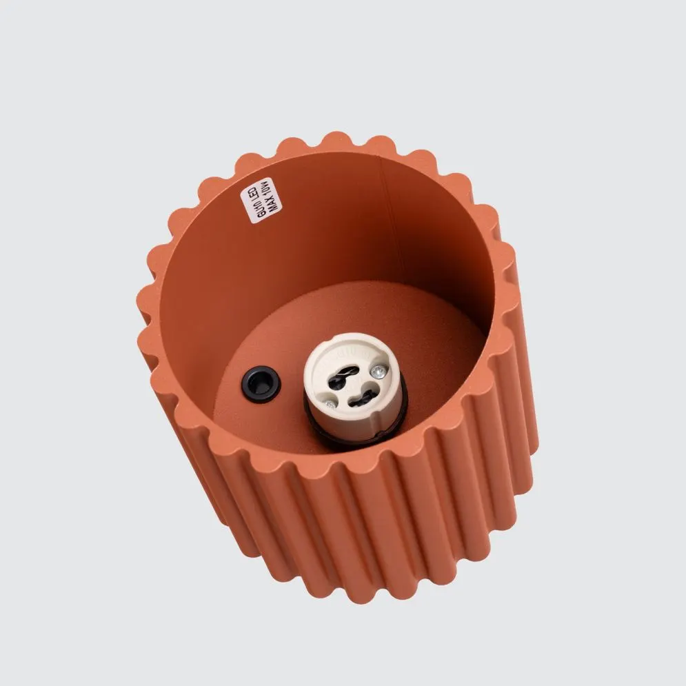 Plafon AURA 1 ochra czerwona GU10 | sklep MIRAT  kolekcja aura