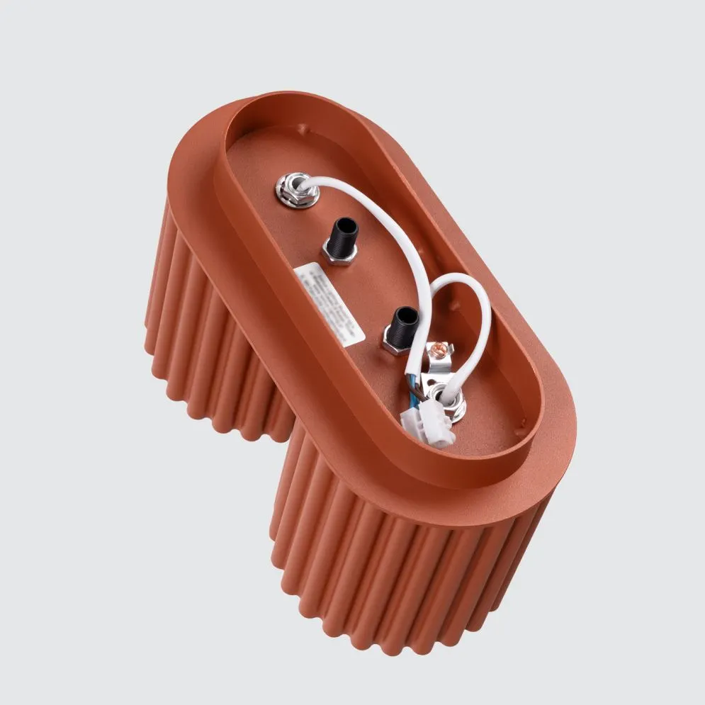 Plafon AURA 2 ochra czerwona GU10 | sklep MIRAT kolekcja aura