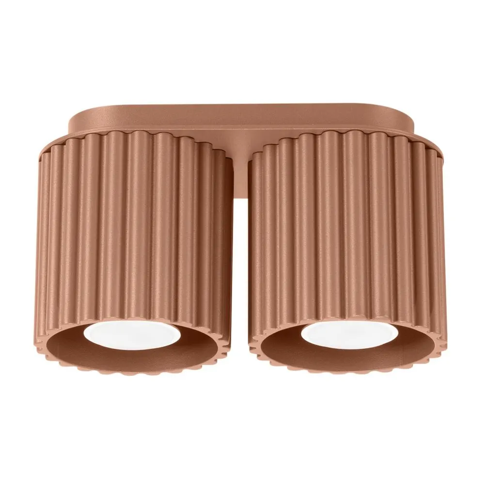 Plafon AURA 2 mocca GU10 | sklep MIRAT kolekcja aura