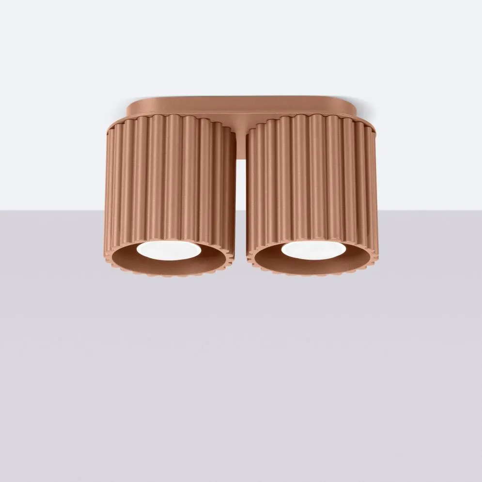 Plafon AURA 2 mocca GU10 | sklep MIRAT kolekcja aura