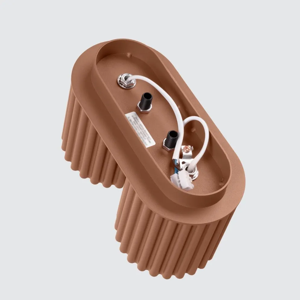 Plafon AURA 2 mocca GU10 | sklep MIRAT kolekcja aura