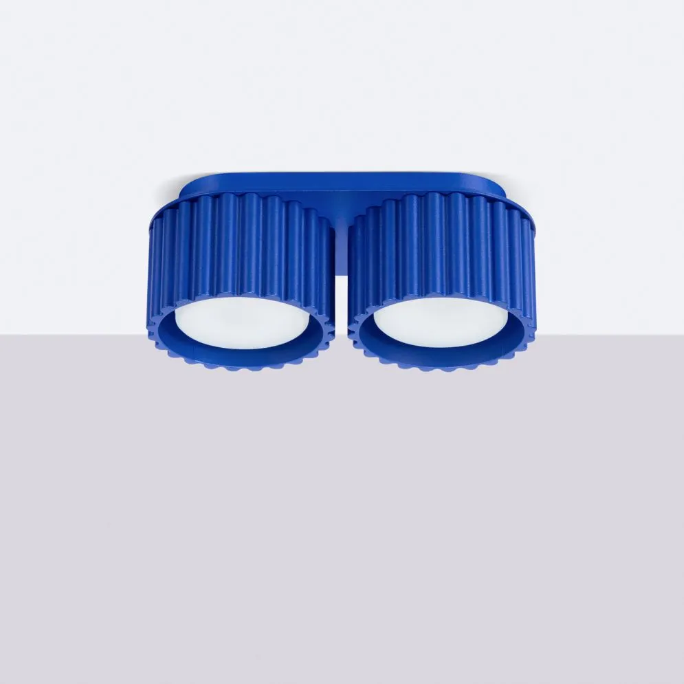 Plafon AURA 2 ultramaryna Gx53 | sklep MIRAT  kolekcja aura