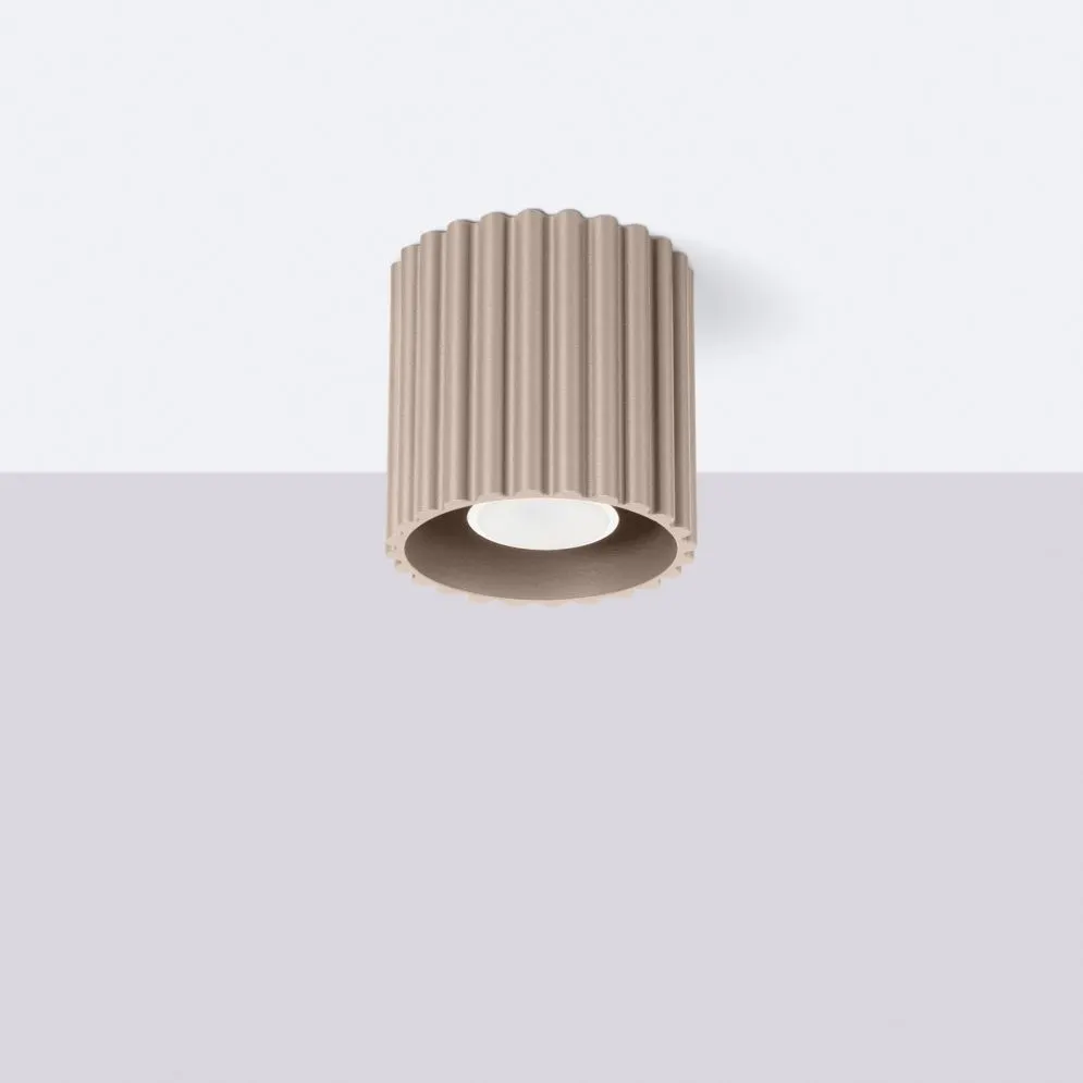 Plafon AURA 1 taupe GU10 | sklep MIRAT  kolekcja aura