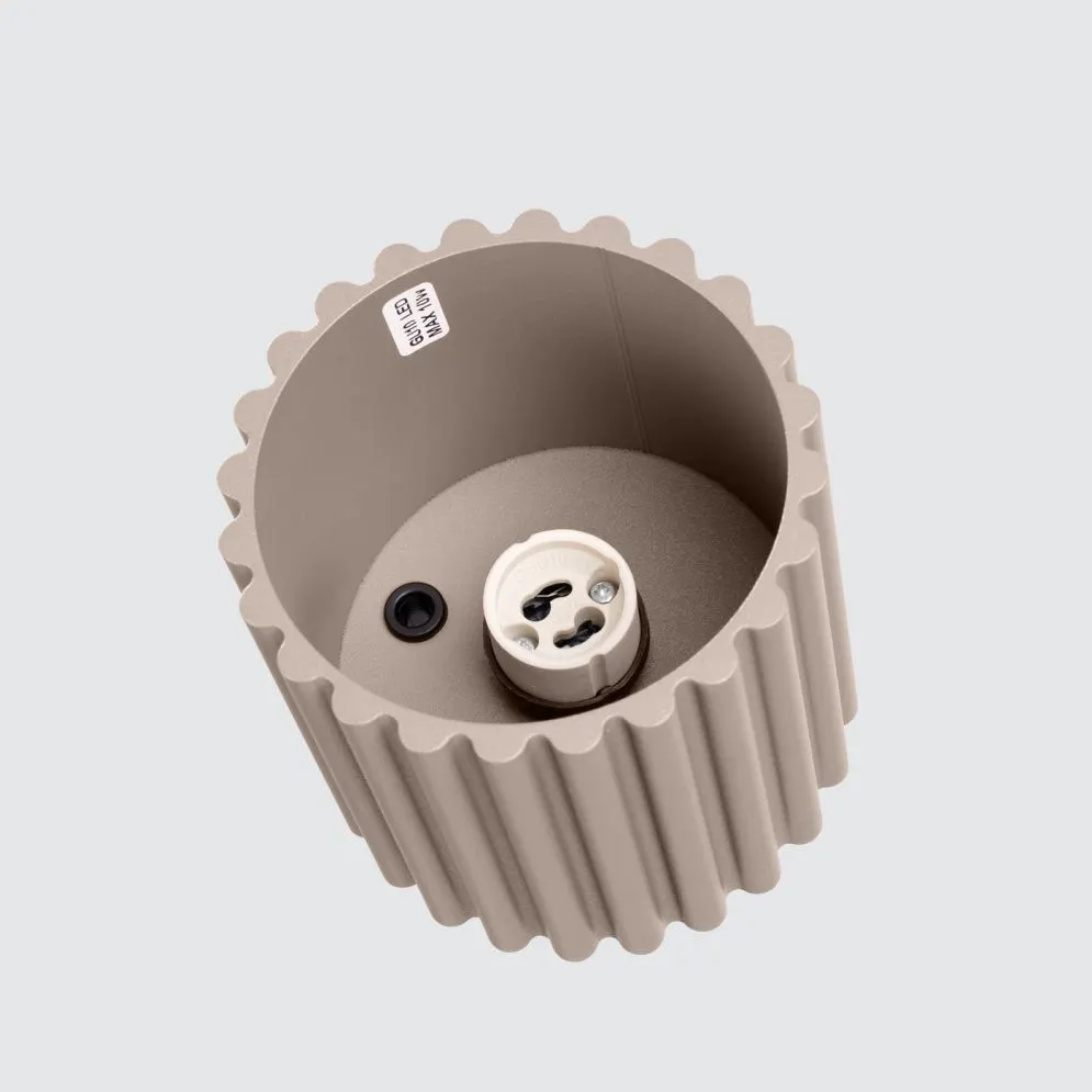 Plafon AURA 1 taupe GU10 | sklep MIRAT  kolekcja aura