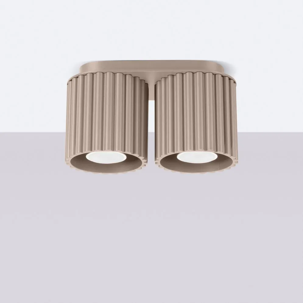 Plafon AURA 2 taupe GU10 | sklep MIRAT  kolekcja aura
