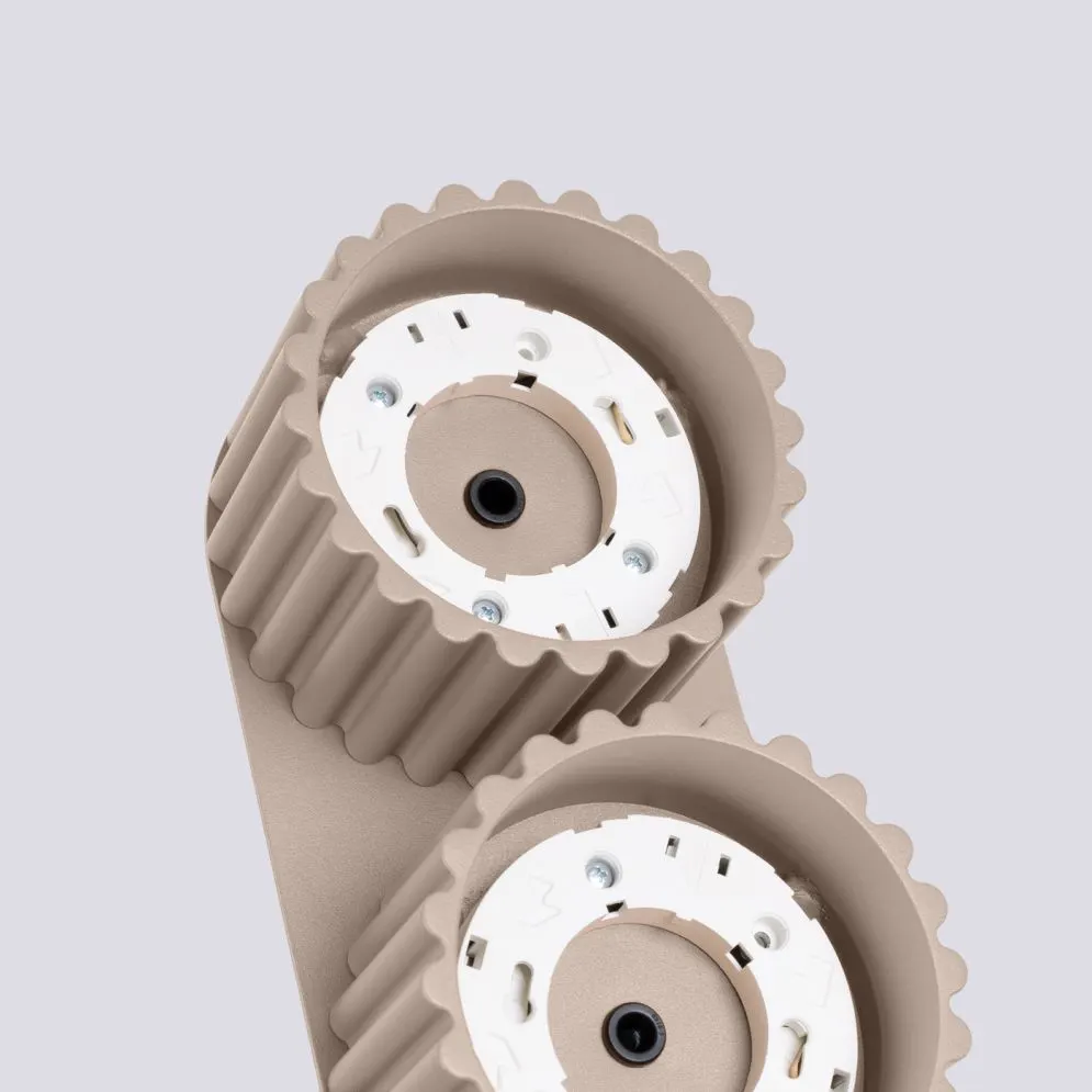 Plafon AURA 2 taupe Gx53 | sklep MIRAT  kolekcja aura