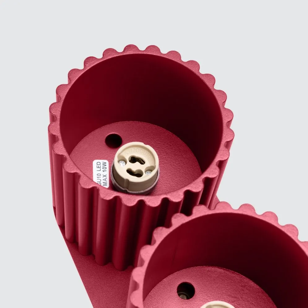 Plafon AURA 2 burgund GU10 | sklep MIRAT kolekcja aura