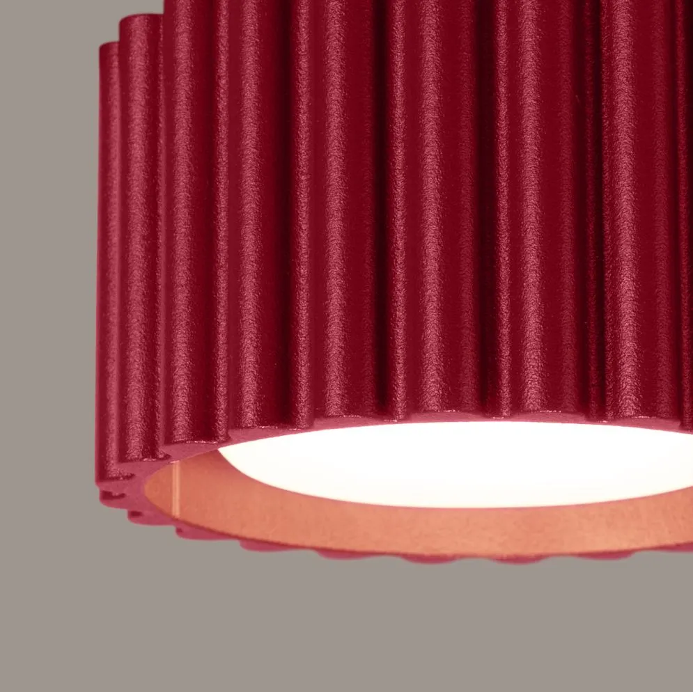 Plafon AURA 1 burgund Gx53 | sklep MIRAT  kolekcja aura