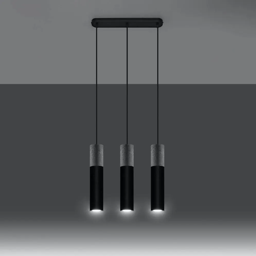 Lampa wisząca BORGIO 3L czarny | sklep MIRAT  kolekcja borgio