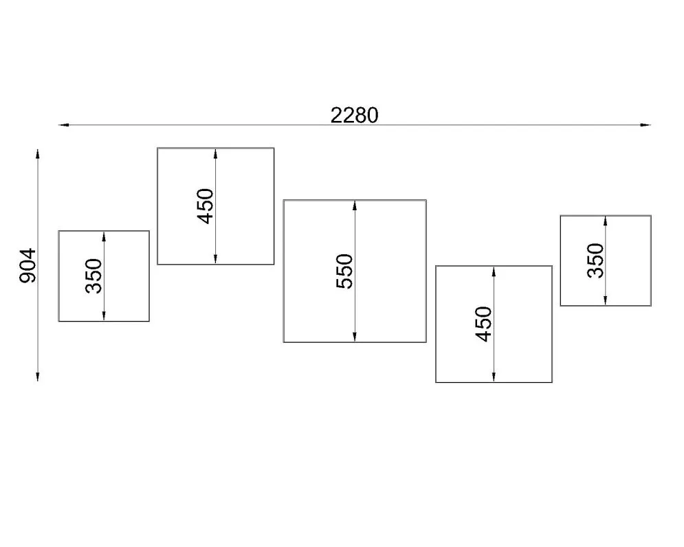 Plafon HORUS 55 czarny | sklep MIRAT kolekcja horus