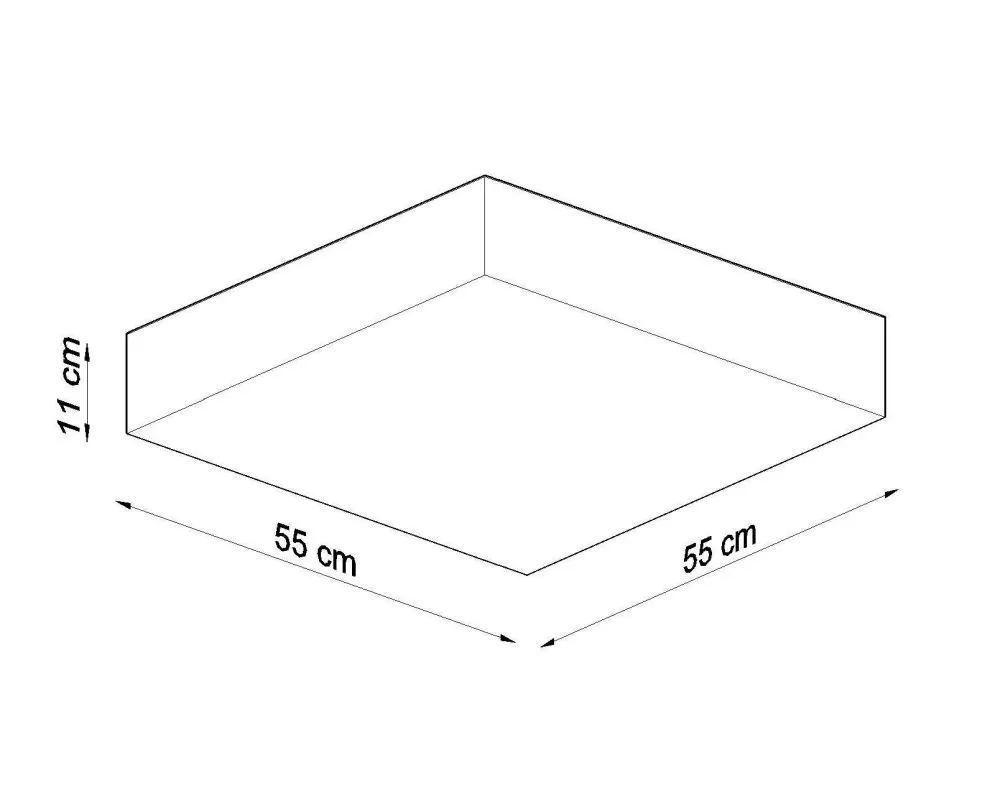 Plafon HORUS 55 szary | sklep MIRAT kolekcja horus