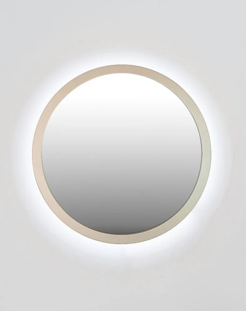 Lustro łazienkowe ZIRCON STANDARD 60 z oświetleniem LED | MIRAT. w stylu  kolekcja ZIRCON