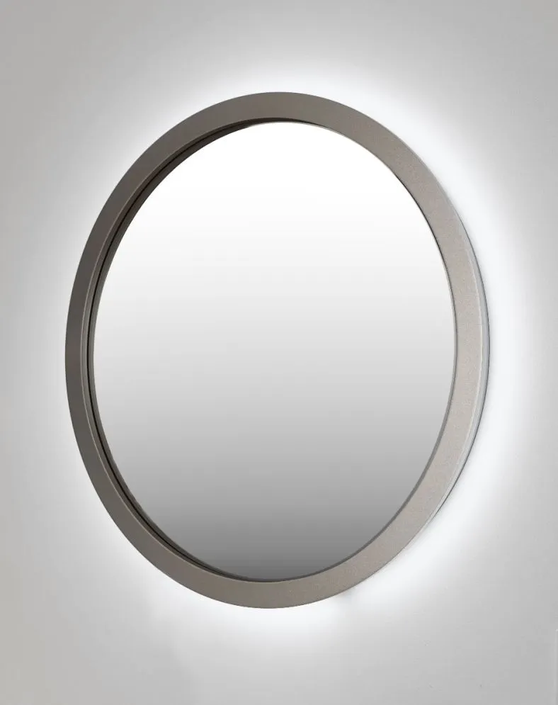 Lustro łazienkowe ZIRCON STANDARD 90 z oświetleniem LED | MIRAT. w stylu  kolekcja ZIRCON