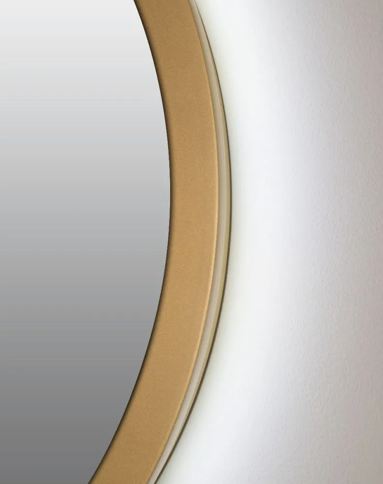 Lustro łazienkowe ZIRCON STANDARD 80 z oświetleniem LED | MIRAT. w stylu  kolekcja ZIRCON