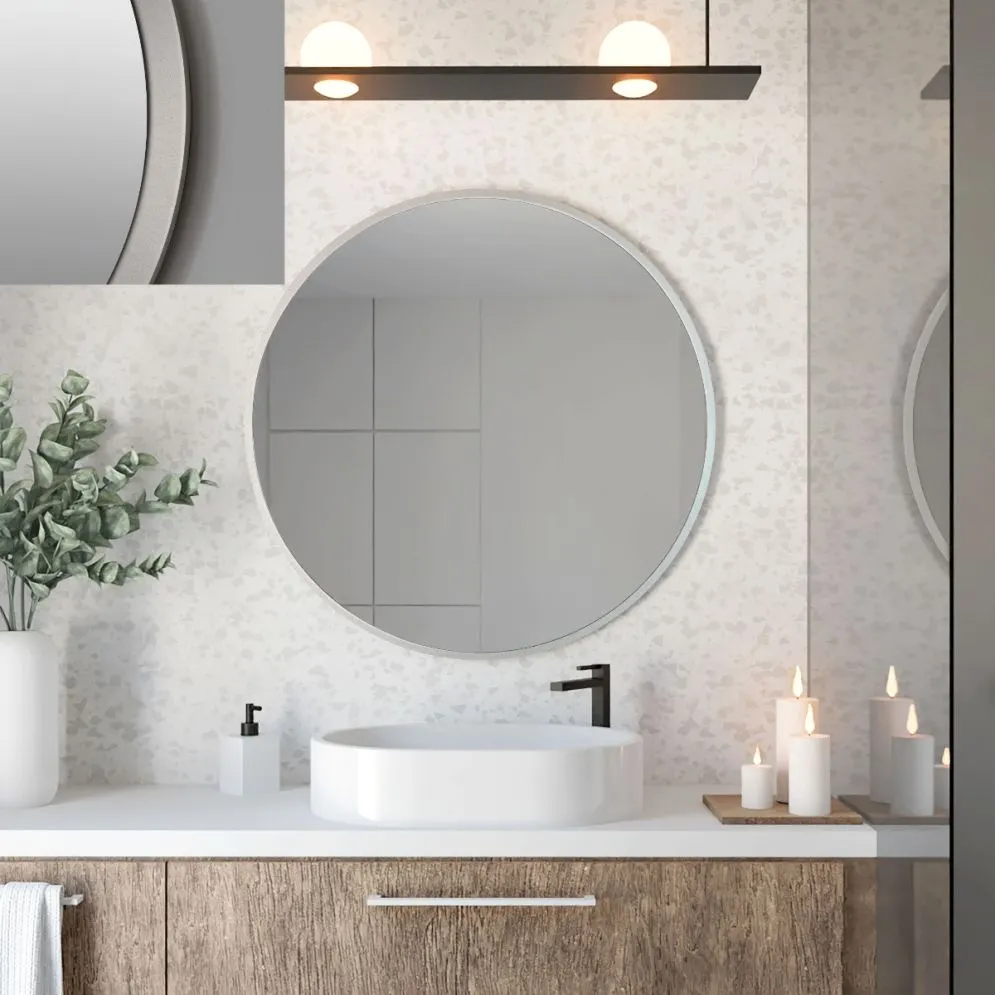 Lustro łazienkowe ZIRCON STANDARD 80 dekoracyjne | MIRAT. w stylu  kolekcja ZIRCON