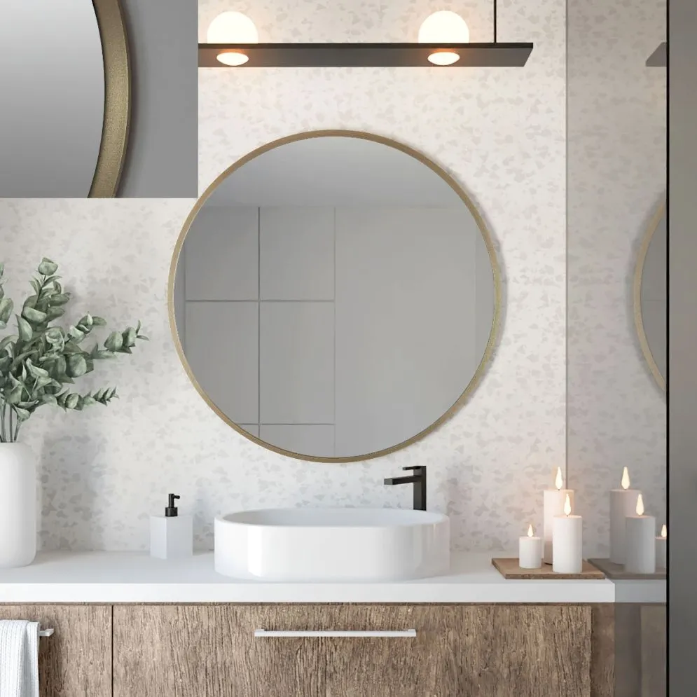 Lustro łazienkowe ZIRCON METALIC 70 dekoracyjne | MIRAT. w stylu kolekcja ZIRCON