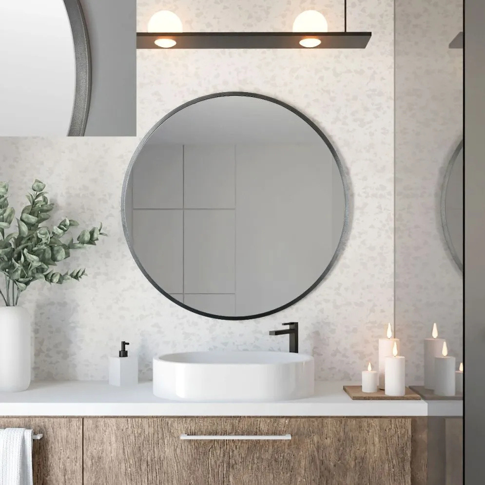 Lustro łazienkowe ZIRCON METALIC 100 dekoracyjne | MIRAT. w stylu  kolekcja ZIRCON