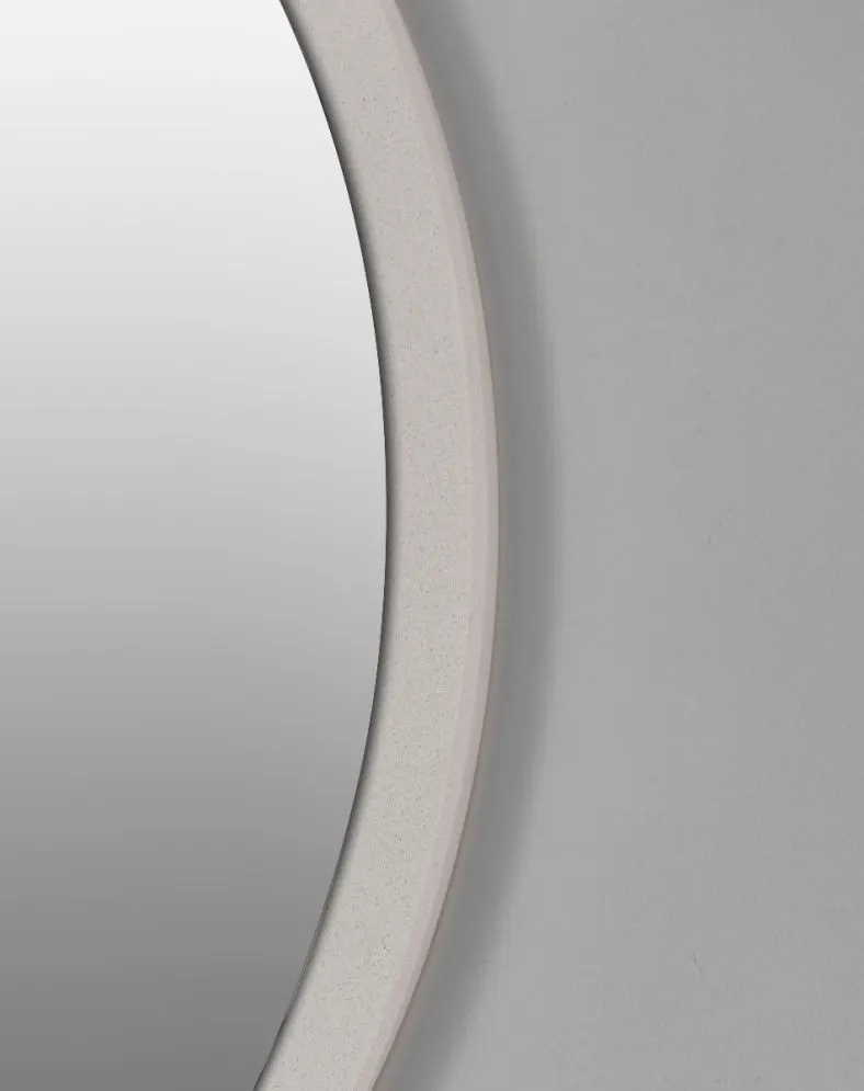 Lustro łazienkowe ZIRCON BETON 60 dekoracyjne | MIRAT. w stylu  kolekcja ZIRCON