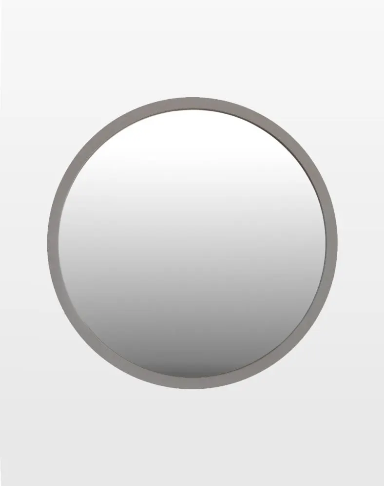 Lustro łazienkowe ZIRCON BETON 100 dekoracyjne okrągłe | MIRAT. w stylu kolekcja ZIRCON