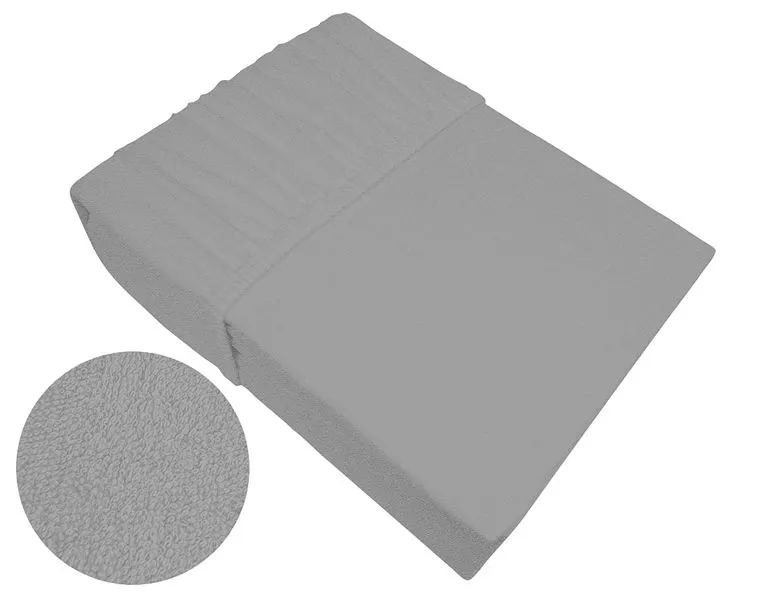 Prześcieradło frotte z gumką Bielbaw 100x200 stalowe polski produkt | MIRAT.