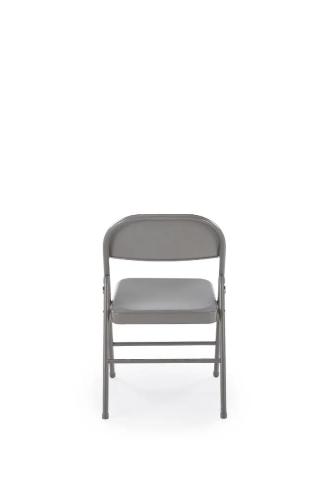 Krzesło metalowe K565 szare składane do ogrodu I sklep meblowy MIRAT. styl LOFT