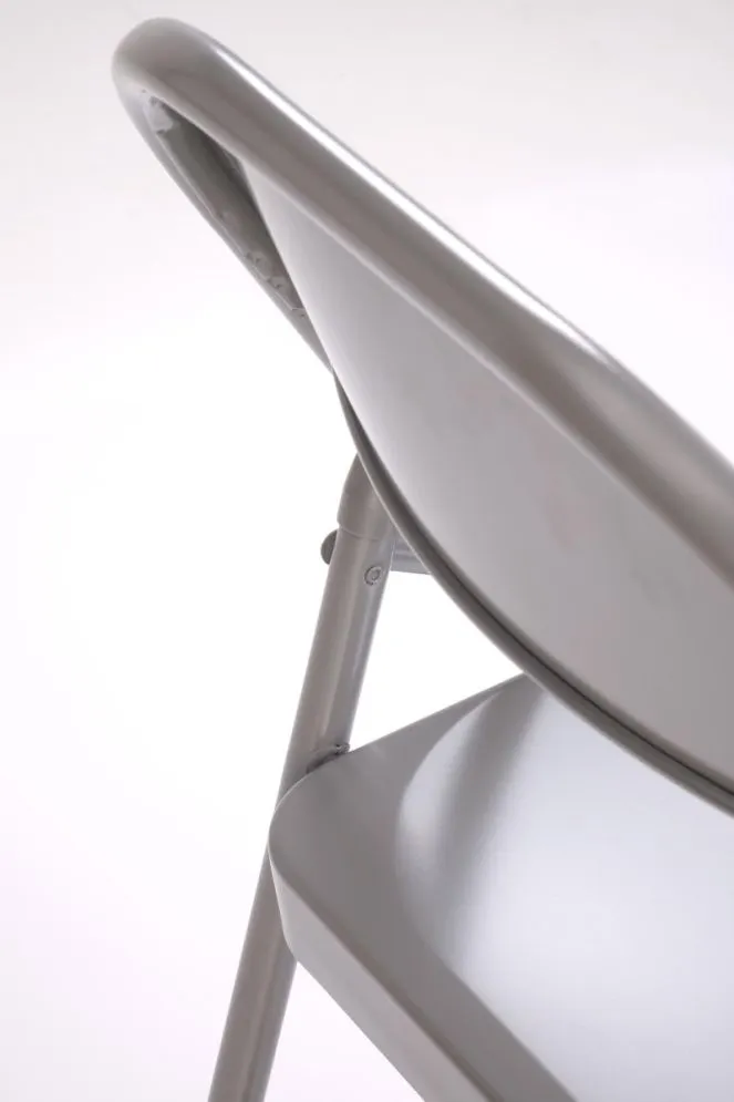 Krzesło metalowe K565 szare składane do ogrodu I sklep meblowy MIRAT. styl LOFT