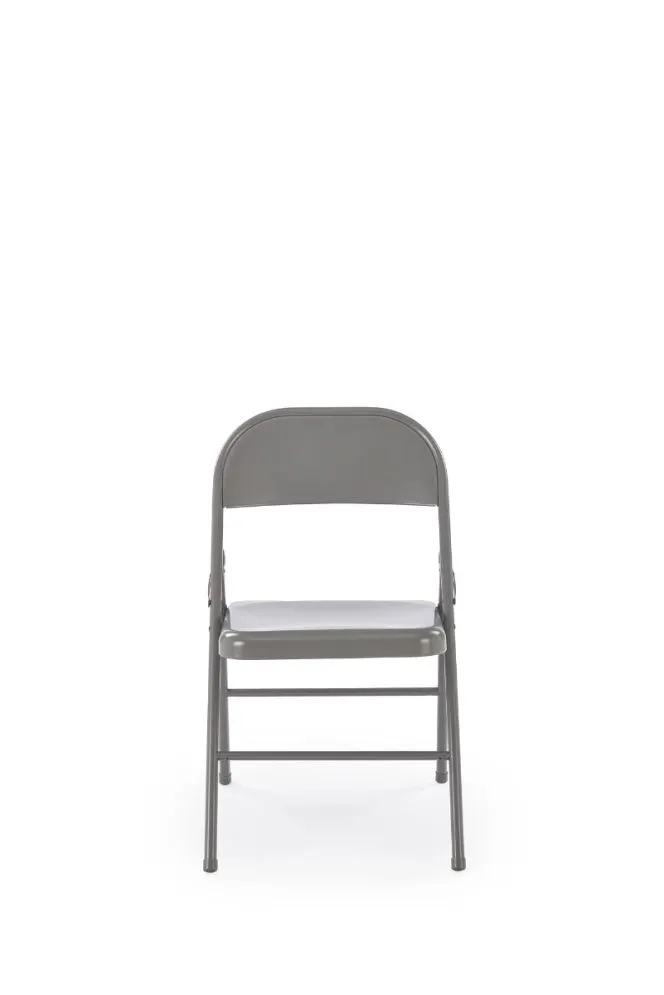 Krzesło metalowe K565 szare składane do ogrodu I sklep meblowy MIRAT. styl LOFT