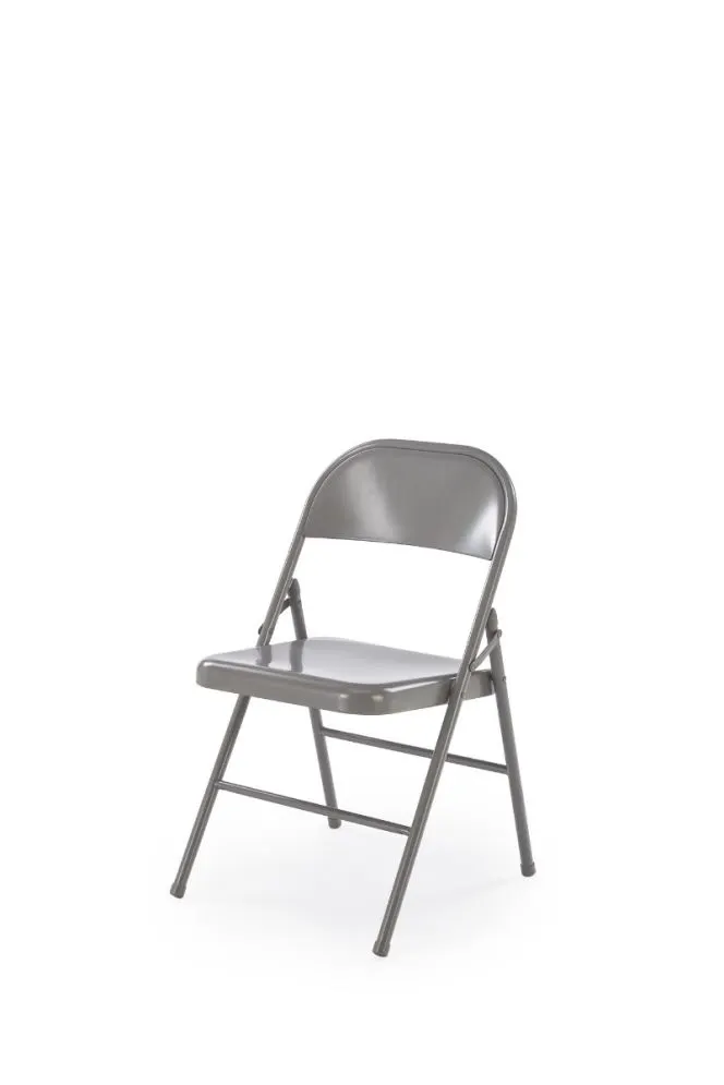 Krzesło metalowe K565 szare składane do ogrodu I sklep meblowy MIRAT. styl LOFT