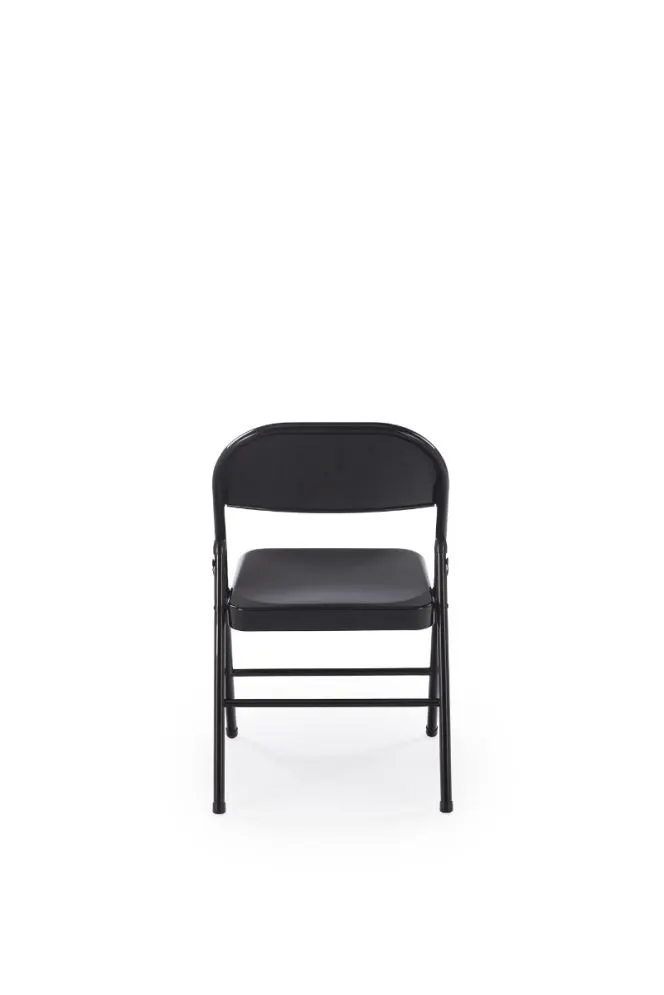 Krzesło metalowe K565 czarne składane w stylu loftowym I sklep meblowy MIRAT. styl LOFT