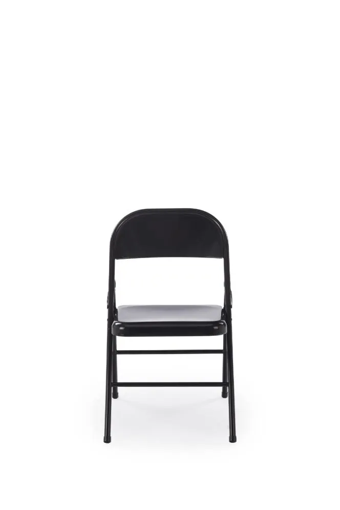 Krzesło metalowe K565 czarne składane w stylu loftowym I sklep meblowy MIRAT. styl LOFT