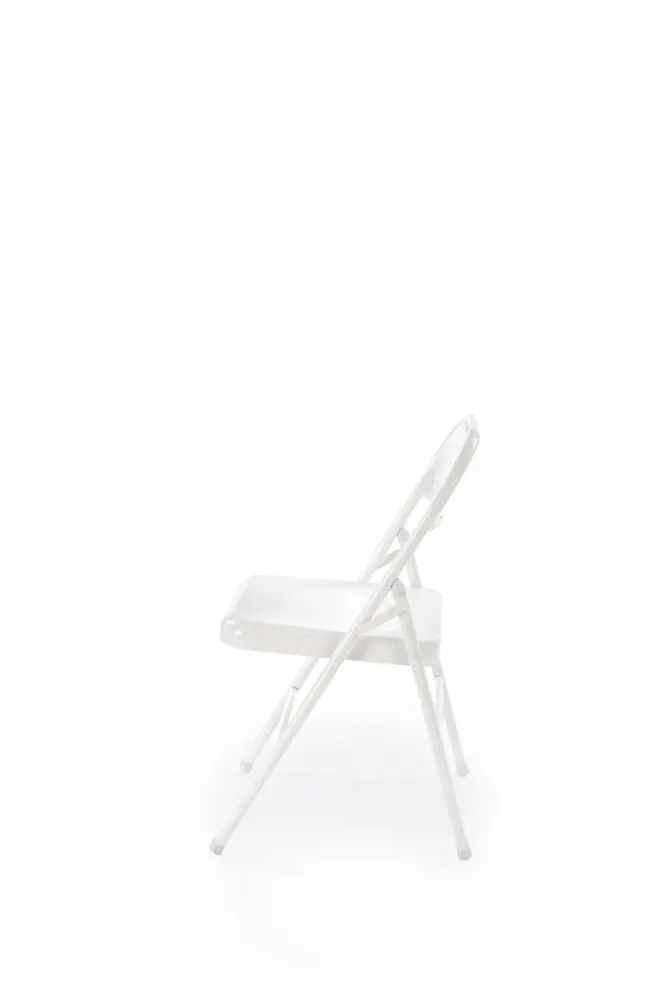 Krzesło metalowe K565 białe składane na balkon I sklep meblowy MIRAT.