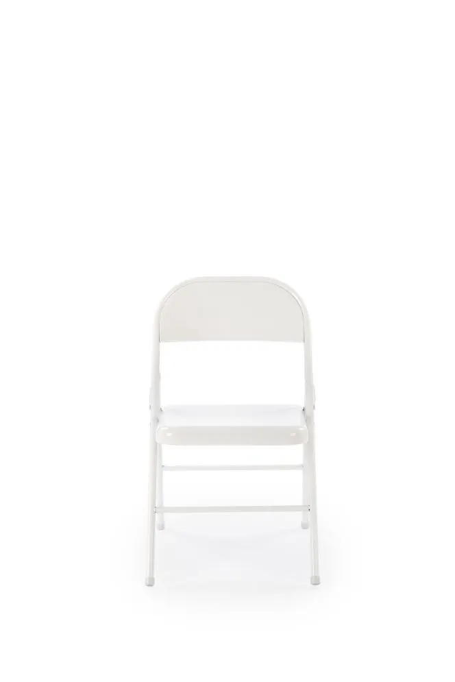 Krzesło metalowe K565 białe składane na balkon I sklep meblowy MIRAT.