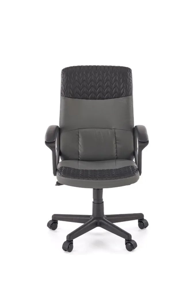 Fotel biurowy BJORN czarny/szary gabinetowy I sklep meblowy MIRAT.