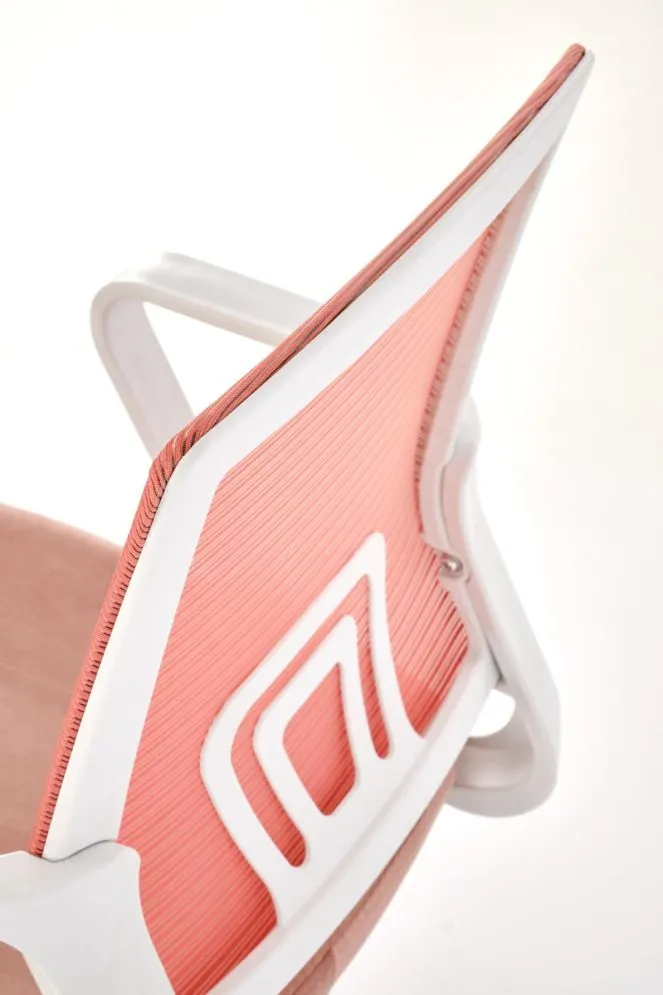 Fotel dziecięcy FRODO różowy/biały z podłokietnikami I sklep meblowy MIRAT.