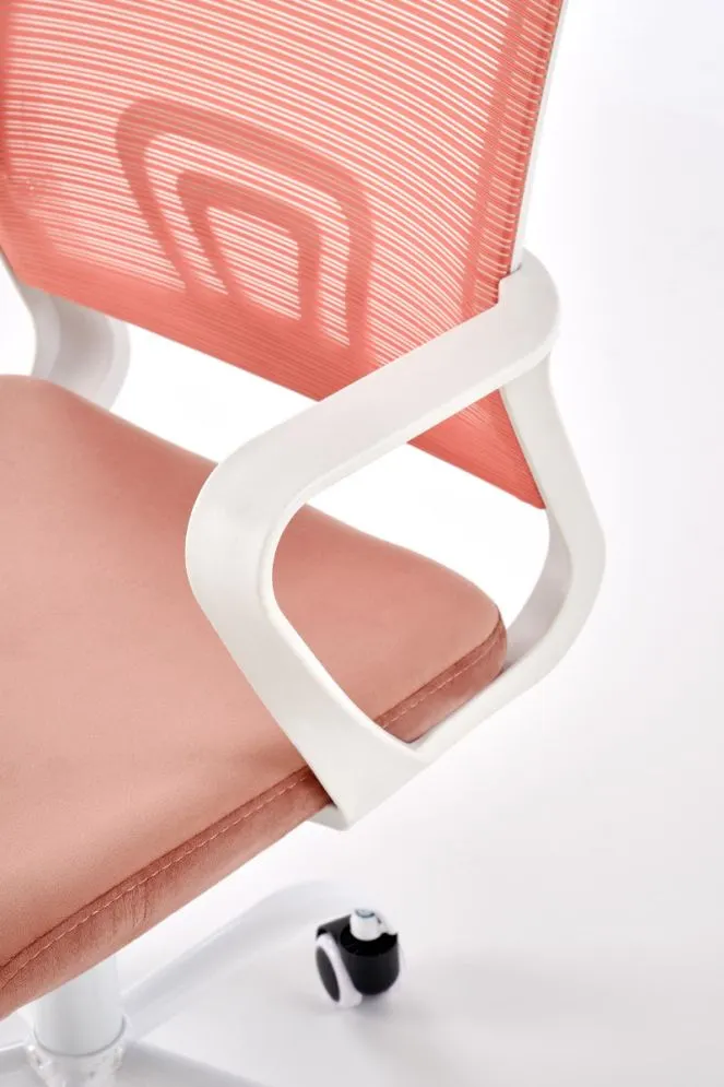 Fotel dziecięcy FRODO różowy/biały z podłokietnikami I sklep meblowy MIRAT.