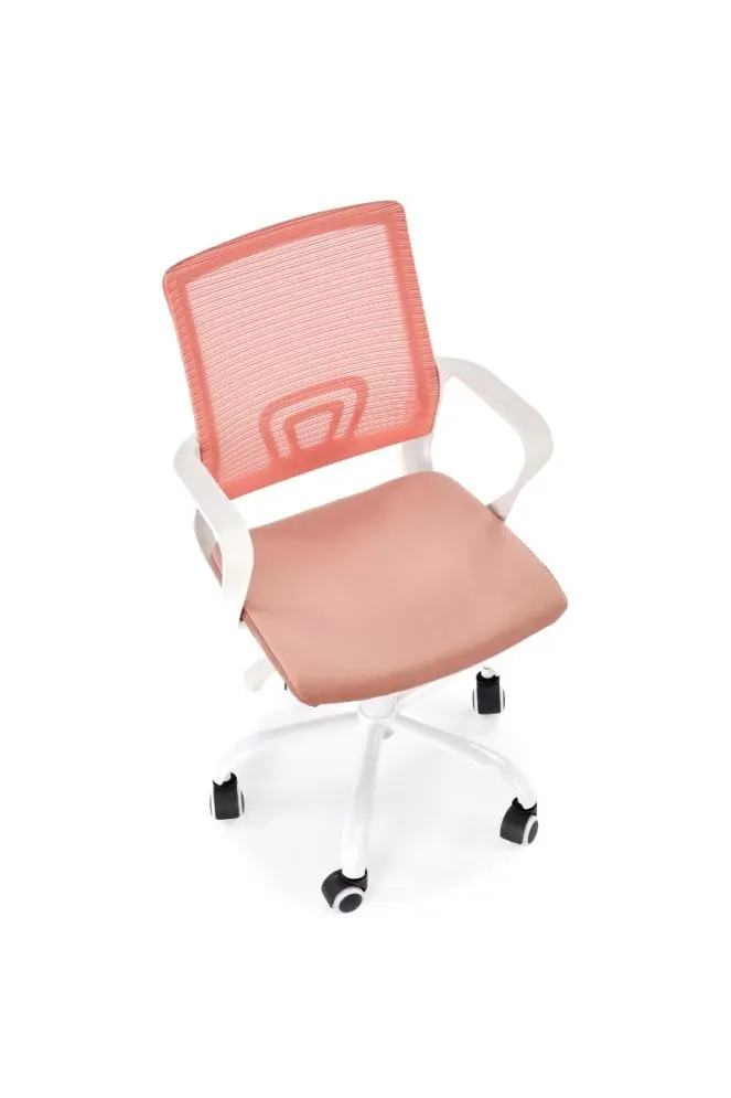 Fotel dziecięcy FRODO różowy/biały z podłokietnikami I sklep meblowy MIRAT.