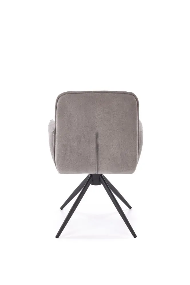 Krzesło tapicerowane K574 szare obracane 360° I sklep meblowy MIRAT.