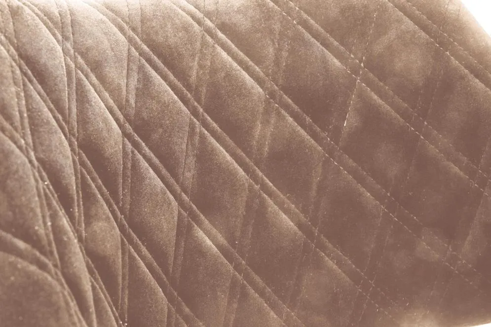 Krzesło tapicerowane K396 VELVET beżowe/orzech ze sklejki I sklep meblowy MIRAT.