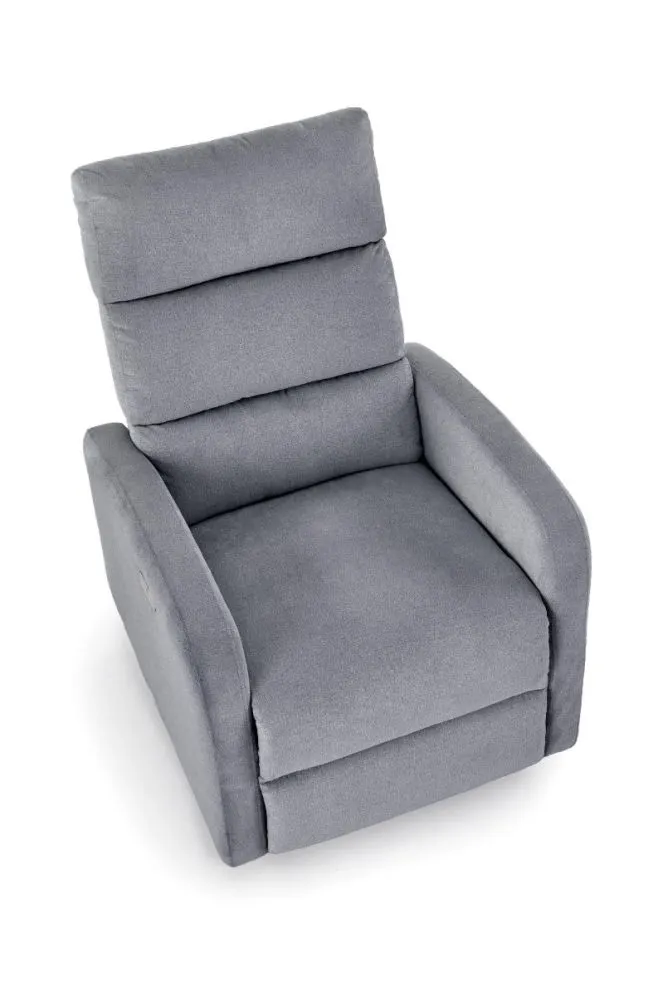 Fotel rozkładany CARINIO szary z funkcją masażu do salonu I sklep meblowy MIRAT.